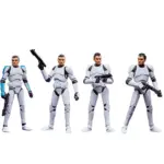 (IN STOCK) HASBRO F5554 Star Wars TVC 3.75 Inch Scale Phase I Clone Trooper 4-Pack