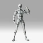 (PRE-ORDER) BANDAI 67307-7 S.H.Figuarts BODY-KUN-Sports- Edition-WIRE FRAME- (Gray Color Ver.)