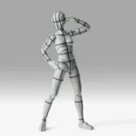 (PRE-ORDER) BANDAI 67308-4 S.H.Figuarts BODY-CHAN-Sports- Edition-WIRE FRAME- (Gray Color Ver.)