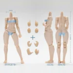 (PRE-ORDER - STYLE B) TUNSHI STUDIO TS-FB-002 1/12 Scale Movable Female Body