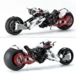 (PRE-ORDER) MENG MT-010S 1/9 Scale Ling Cage Leaning Two-Front-Wheelall-Wheel-Orne Motorcycle