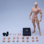 (PRE-ORDER RE-ISSUE) ROMANKEY X COWL 1/12 Scale Action Figure Male Body Yellow Skin