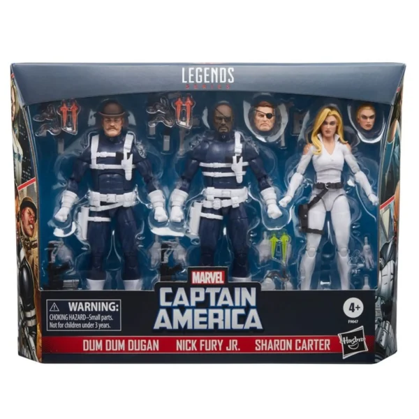(IN STOCK) HASBRO F9047 Marvel Legends 6 Inch Scale S.H.I.E.L.D. 3-Pack